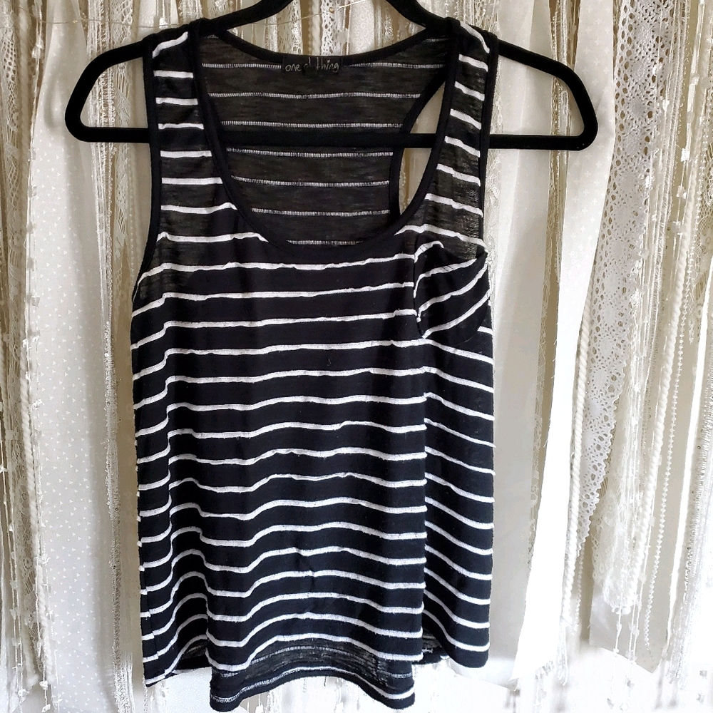 Striped Racerback Tank